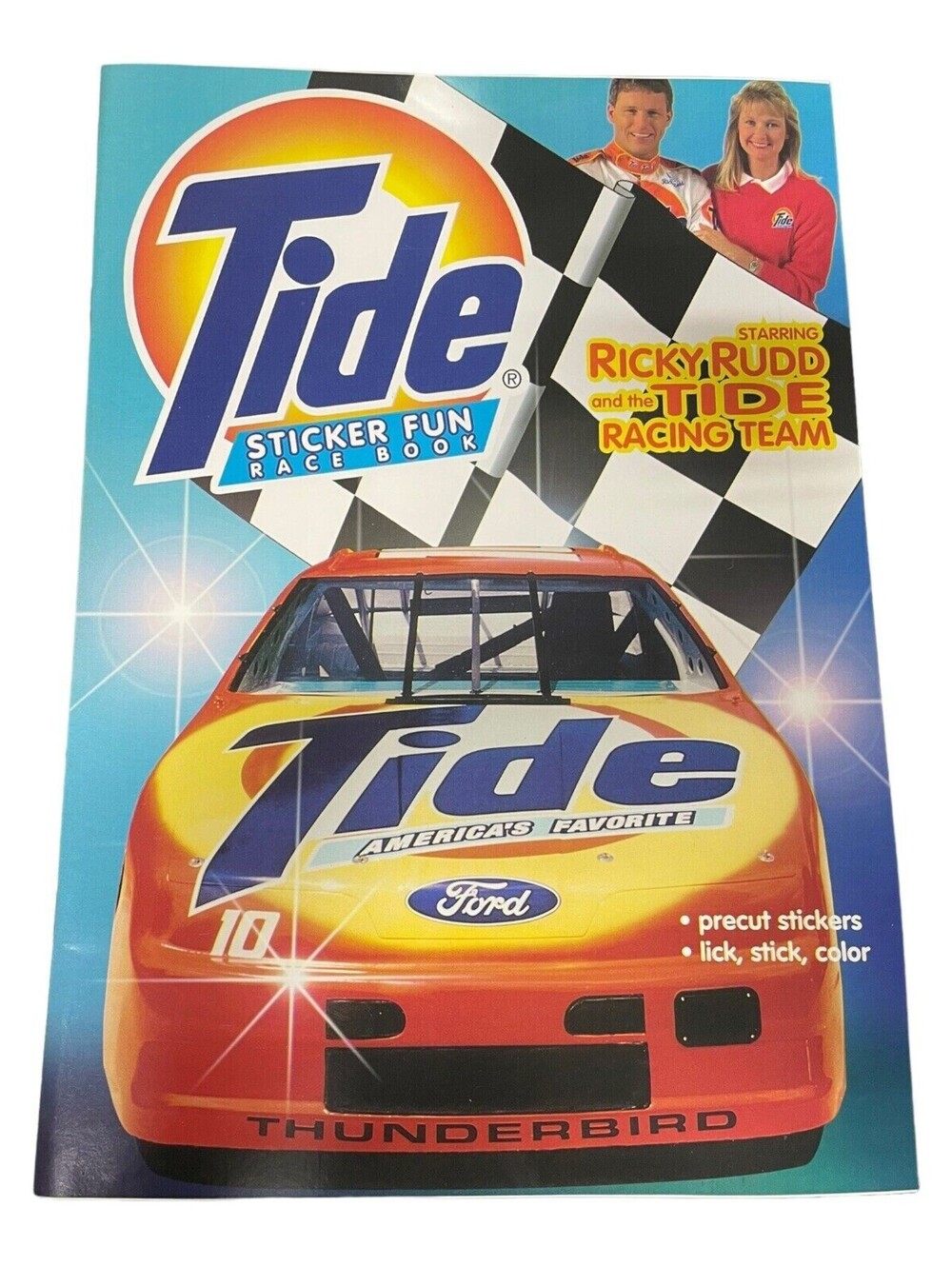 Ricky Rudd Tide Sticker Fun Race Book 1993